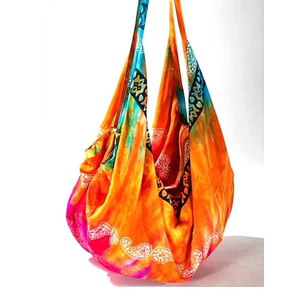 Macha 💛did Ruggine 🇺🇲Tie Dye Slouchy Bag bohemian